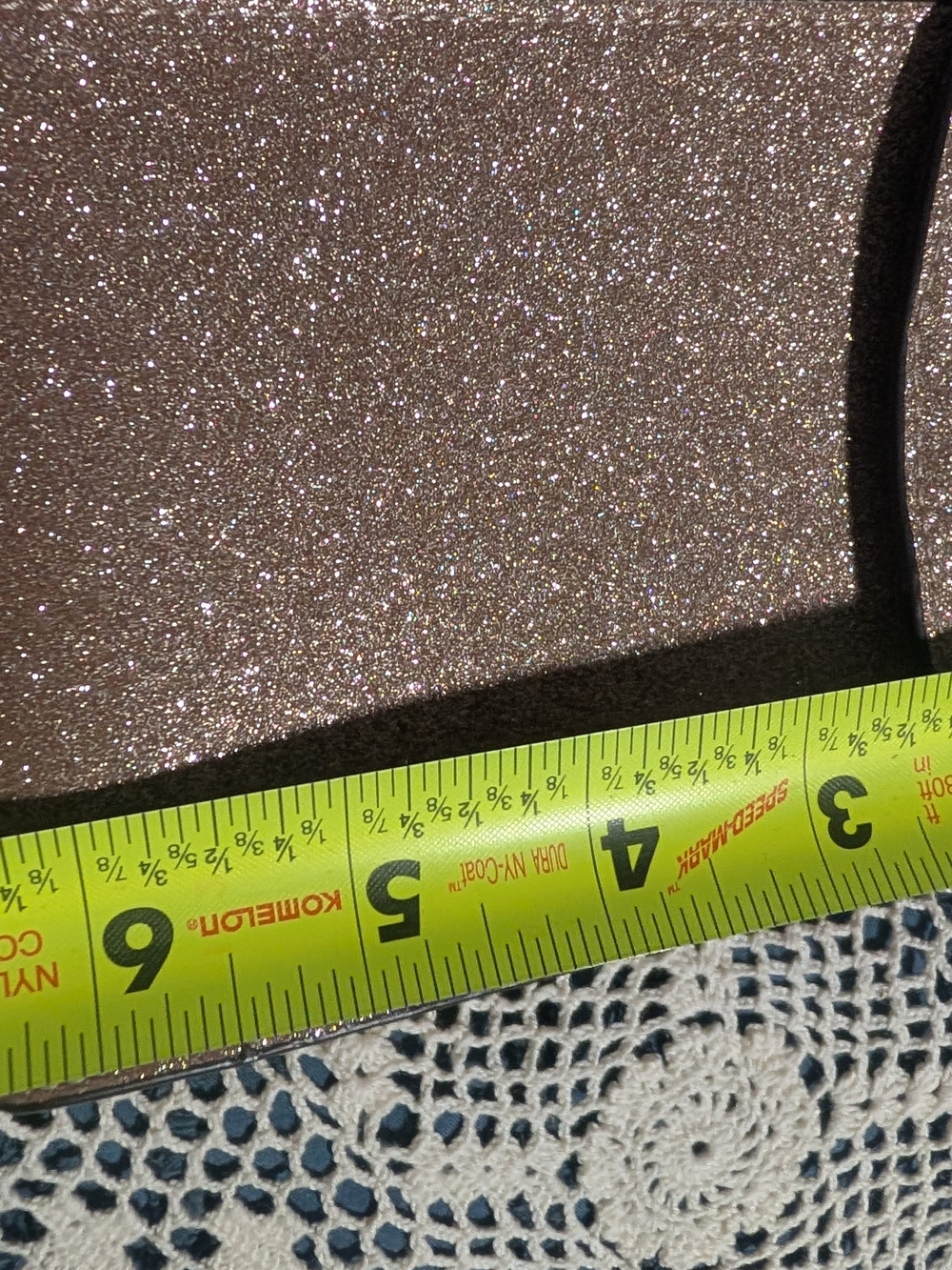Kate Spade Glitter Crossbody Phone Wallet - Rose Gold - Picture 8 of 9